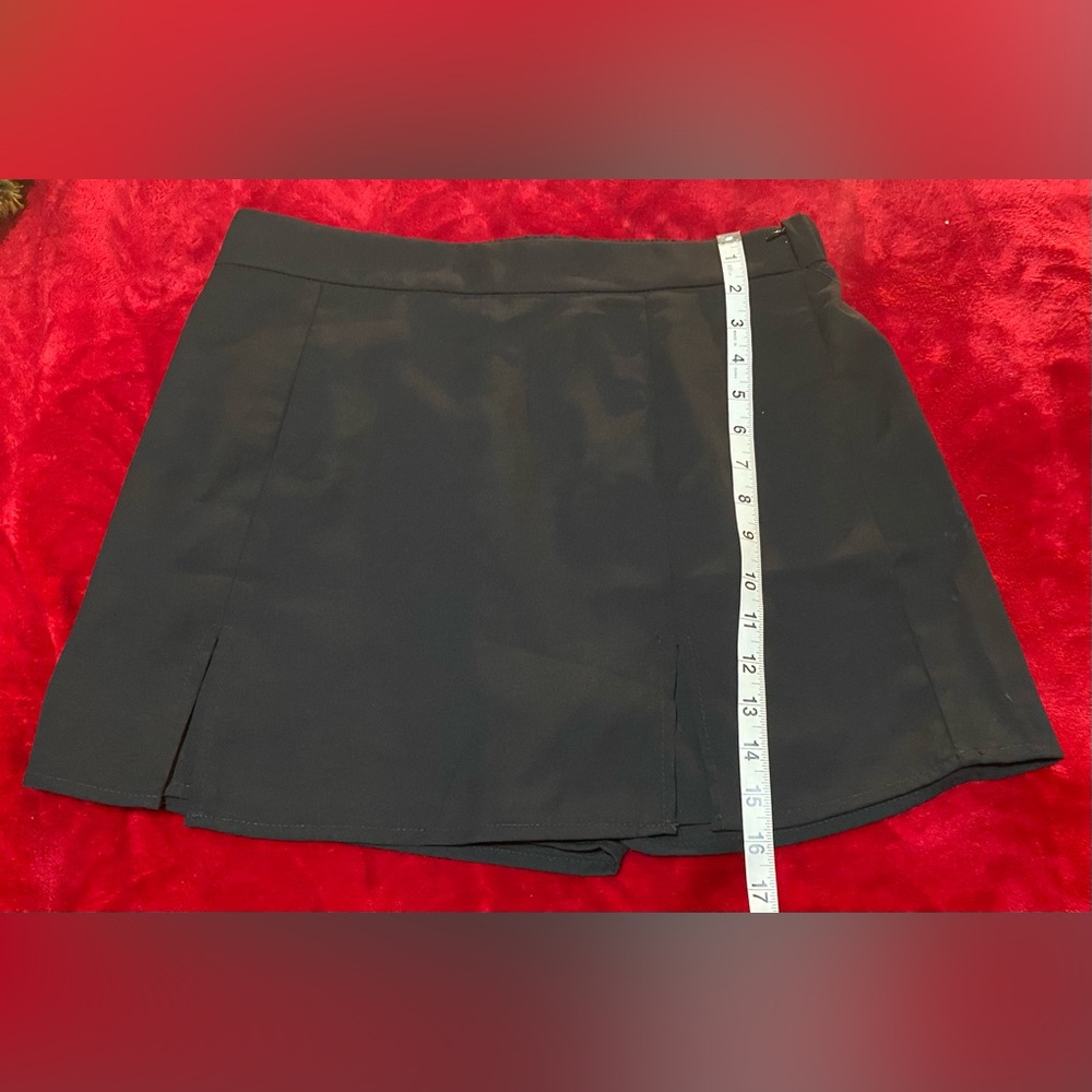 NWT Large Black Skort Suit Measurements in pics Stylish Professional Cute Flare - Picture 7 of 17